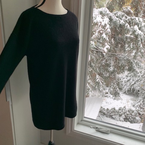 Lord & Taylor cashmere back sweater tunic size medium - Picture 4 of 6